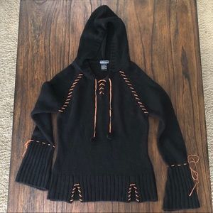 Boho hooded sweater